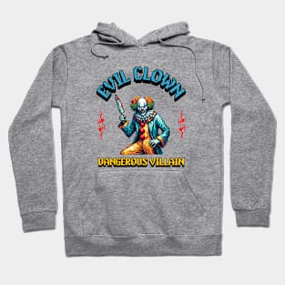 scary evil clown villain Hoodie